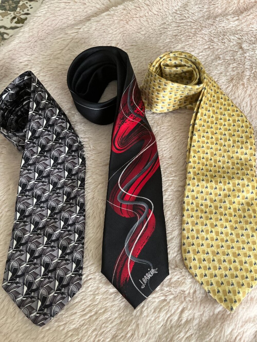 J.GARCIA TIES COLLECTION OF THREE